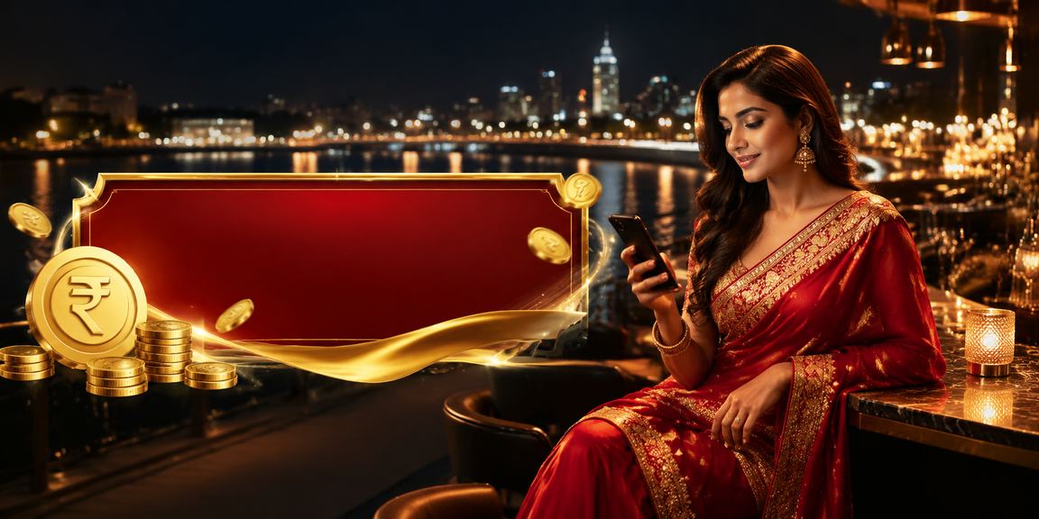 Ahmedabad player enjoying live casino on mobile device at riverfront