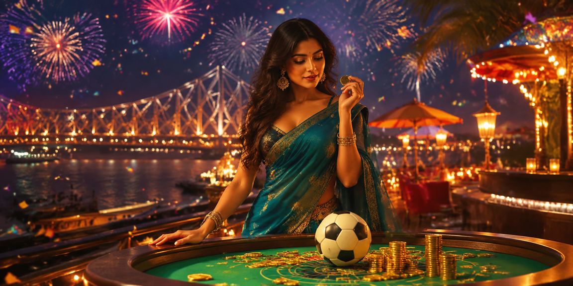 Kolkata football fans betting live and playing live casino games in festive mood